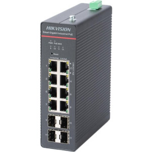 Switch Hikvision Gigabit DS-3T1512HP-SI-8P4FKIT(75W)