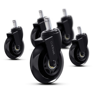 Trust GXT 702 Gel Five Wheels Pack Black