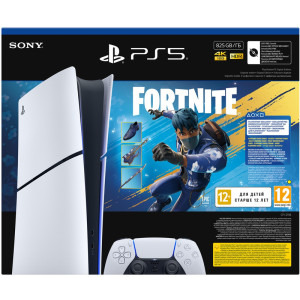 Consola Sony PlayStation 5 Slim Digital Edition 825GB White + Fortnite Flowering Chaos bundle