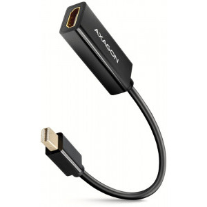 Adaptor AXAGON 1x Mini DisplayPort v1.2 Male - 1x HDMI v1.4b Female, 15cm, negru