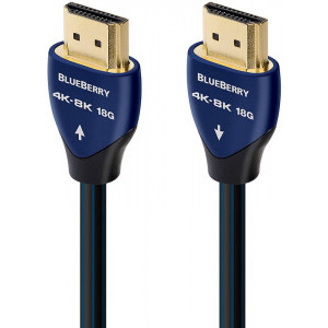 Audioquest BlueBerry 18, HDMI Male - HDMI Male, v2.0, 3m, albastru-negru