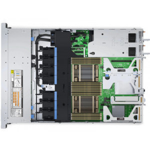 DELL PowerEdge R650xs 1U, Procesor Intel® Xeon® Silver 4310T 2.3GHz Ice Lake, 64GB RDIMM RAM, 1x 480GB SATA 6G SSD, 2x 8TB HDD 7.2K RPM