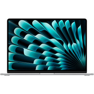 Laptop Apple 15.3 MacBook Air 15 with Liquid Retina, Apple M4 chip (10-core CPU), 24GB, 512GB SSD, Apple M4 10-core GPU, macOS, Silver, INT keyboard, 2025