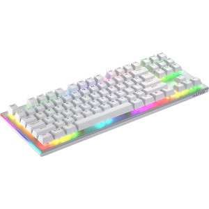 HATOR Gravity X TKL RGB White Aurum Orange Linear Rev. 2.0 Switch Mecanica