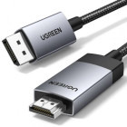 Cablu video Ugreen DP119 DisplayPort Male - HDMI Male, 2 m, Negru