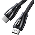 Cablu video Ugreen HD140 HDMI Male - HDMI Male, v2.1, Braided, 3 m, Negru