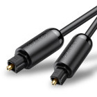 Cablu audio Ugreen AV122 Optic 1x Toslink Male - 1x Toslink Male, 1 m, Negru