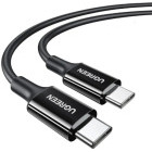 Cablu de date / adaptor Ugreen US300, USB-C Male la USB-C Male, 1 m, Black