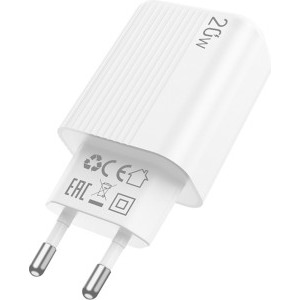 Lamtech LAM112686, 1x USB-C, Power Delivery 20W, White