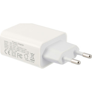 Lamtech LAM022025, 1x USB, 1x USB-C, 18W, Quick Charge 3.0, Power Delivery, White