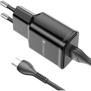 Lamtech LAM021981, 1x USB, 18W, Quick Charge 3.0, Black + Cablu Type-C 1m inclus