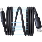 Cablu de date / adaptor Baseus PicoGo Magnetic, USB Male la USB-C Male, 240 W, 1 m, Black