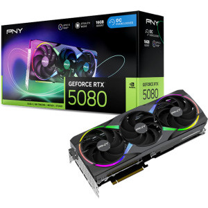 PNY GeForce RTX 5080 ARGB EPIC-X RGB™ OC Triple Fan 16GB GDDR7 256-bit DLSS 4.0