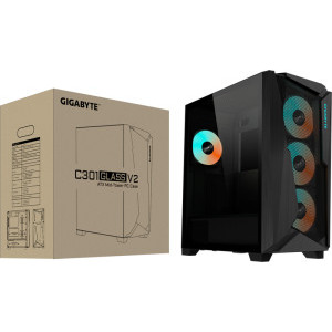 GIGABYTE C301 Glass V2 Black