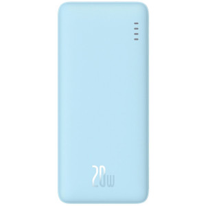 Baterie externa Baseus Airpow, 10000 mAh, 1x USB, 1x USB-C, 20 W, Blue