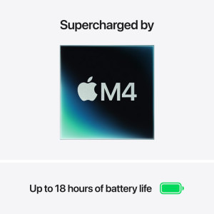 Apple 15.3'' MacBook Air 15 with Liquid Retina, Apple M4 chip (10-core CPU), 16GB, 1TB SSD, Apple M4 10-core GPU, macOS, Starlight, INT keyboard, 2025