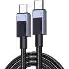 Cablu de date / adaptor Ugreen L512, USB-C Male la USB-C Male, 100 W, 3 m, Black