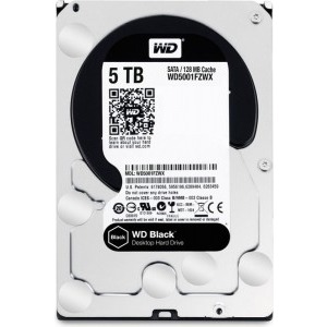 WD Black 5TB SATA-III 7200RPM 128MB