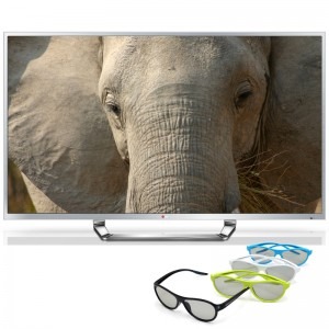 LG Smart TV 84LM960V Seria LM960V 213cm 4K 3D ready contine 6 perechi de ochelari