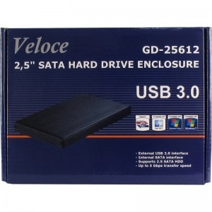 Inter-Tech Veloce GD-25612 USB 3.0