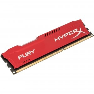 HyperX Fury Red 4GB DDR3 1600 MHz CL10