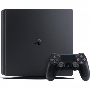 Sony PlayStation 4 Slim 1TB Black + God of War + Horizon Zero Dawn Complete Edition + The Last of Us Remastered