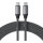Cablu periferice Satechi USB 2.0 Tip C Male - USB 2.0 Tip C Male, 2m, gri-negru