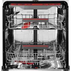 AEG FFB53937ZM, 14 seturi, 8 programe, Clasa D, Inverter, AirDry, MaxiFlex, Afisaj digital, 60 cm, Inox