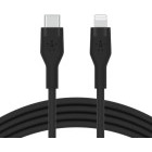 Cablu de date / adaptor Belkin BoostCharge Flex, USB-C Male la Lightning Male, MFi, 1 m, Black