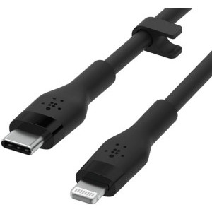 Belkin BoostCharge Flex, USB-C Male la Lightning Male, MFi, 3 m, Black