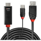 Cablu video LINDY HDMI Male - DisplayPort Male, 1m, negru