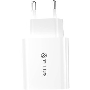 Tellur 1x USB, 18W, alb, tehnologia Quick Charge 3.0
