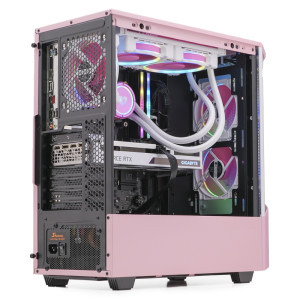 Gaming BALAUR Pink Limited Edition, Intel i5-13400F 2.5GHz, 32GB DDR5, 1TB SSD, RTX 4060 8GB GDDR6, Iluminare RGB