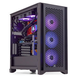 Gaming GREUCEANU Live Stream powered by Corsair, AMD Ryzen 9 7900 3.7GHz, 32GB DDR5, 2TB SSD, RTX 4070 SUPER 12GB GDDR6X, Iluminare RGB, Windows 11 Home preinstalat (Game Ready)