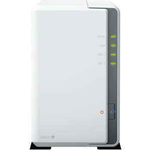 Synology DS223J 1GB + 2x HAT3300-2T 2TB HDD