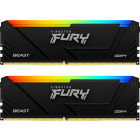Memorie Kingston FURY Beast RGB 16GB DDR4 3200MHz CL16 Dual Channel Kit