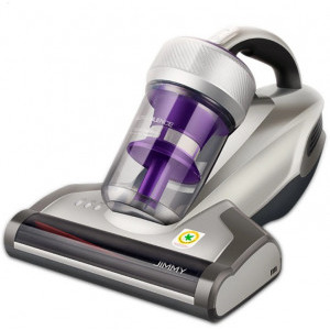 Aspirator Jimmy JIMMY JV35 pentru pat cu UV, antiacarieni, putere 700W, 14000Pa, fara sac, 0.5L, Gri