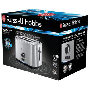 Russell Hobbs Prajitor de paine Velocity 24140-56, 2400W, Inox