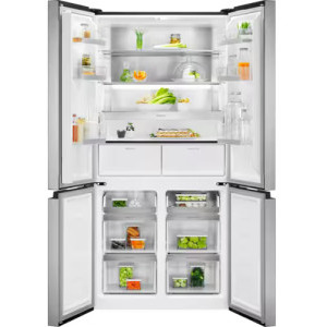 Electrolux ELT9VE52U0, 522 L, Frost Free, Clasa E, Display, Touch control, Iluminare LED, 190 cm, Inox