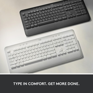 Logitech Signature K650, Wireless/Bluetooth, US INT, Off-white