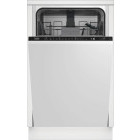 Masina de spalat vase incorporabila Beko BDIS38020Q, Slim, 10 seturi, 8 programe, Clasa E, AquaIntense, ProSmart Inverter, Hygiene Intense, 45 cm