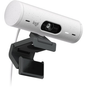 Logitech Brio 500 FHD Autofocus, USB-C, Microfon, Off-white