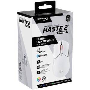 HyperX Pulsefire Haste 2 Wireless White