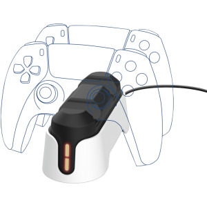 Trust GXT 228 Dock dual incarcare pentru controller PS5 White