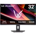 Monitor LED LG Gaming UltraGear 32G600A-B Curbat 31.5 inch QHD VA 1 ms 180 Hz HDR FreeSync Premium