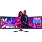 Monitor LED OptimX Gaming MT49j Curbat 49 inch DFHD IPS 5 ms 144 Hz