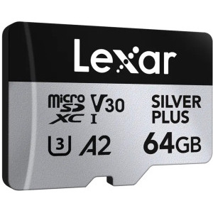 Lexar microSDXC Professional Silver Plus UHS-I 64GB