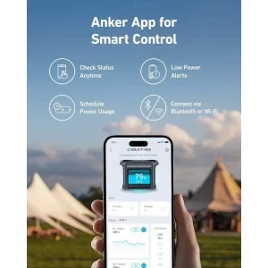 Anker Solix Statie de alimentare portabila F1500, 1536 Wh, 1800 W, LiFePO4