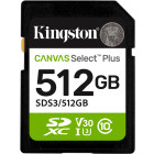 Card memorie Kingston SDXC Canvas Select Plus Gen3 Class 10 UHS-I 512GB