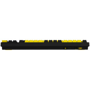 LORGAR KBP70TKLW Pro RGB Toxic Purple Linear Switch Black/Yellow Mecanica